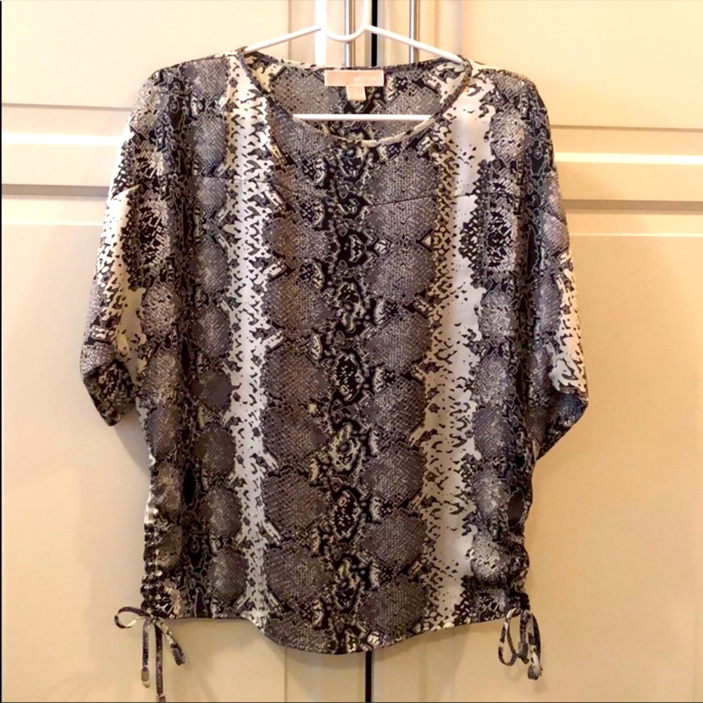 EUC Michael Kors Animal Print Top